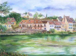 Voir le détail de cette oeuvre: La Dordogne à Argentat